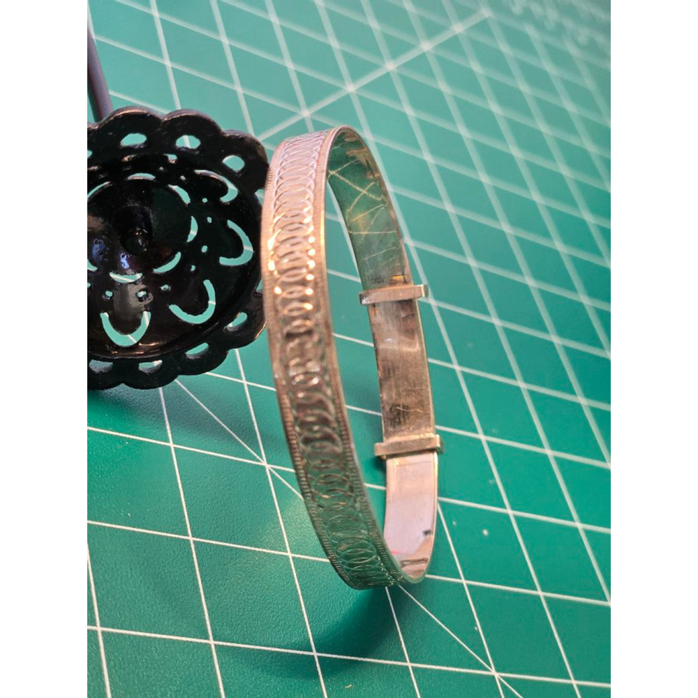 Vintage sterling baby bangle